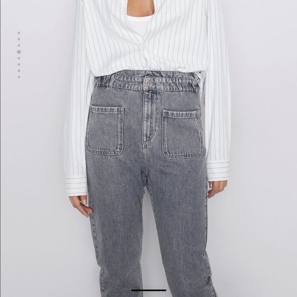 Zara baggy grey jeans US2 - Picture 4 of 12
